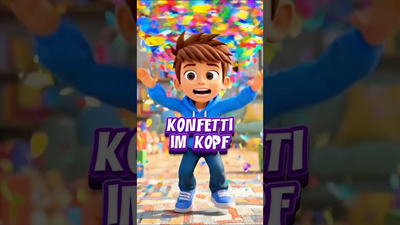 Ganz schön viel los im Kopf. Das Video zu „Konfetti im Kopf“ - jetzt im Kanal #neurodiversität