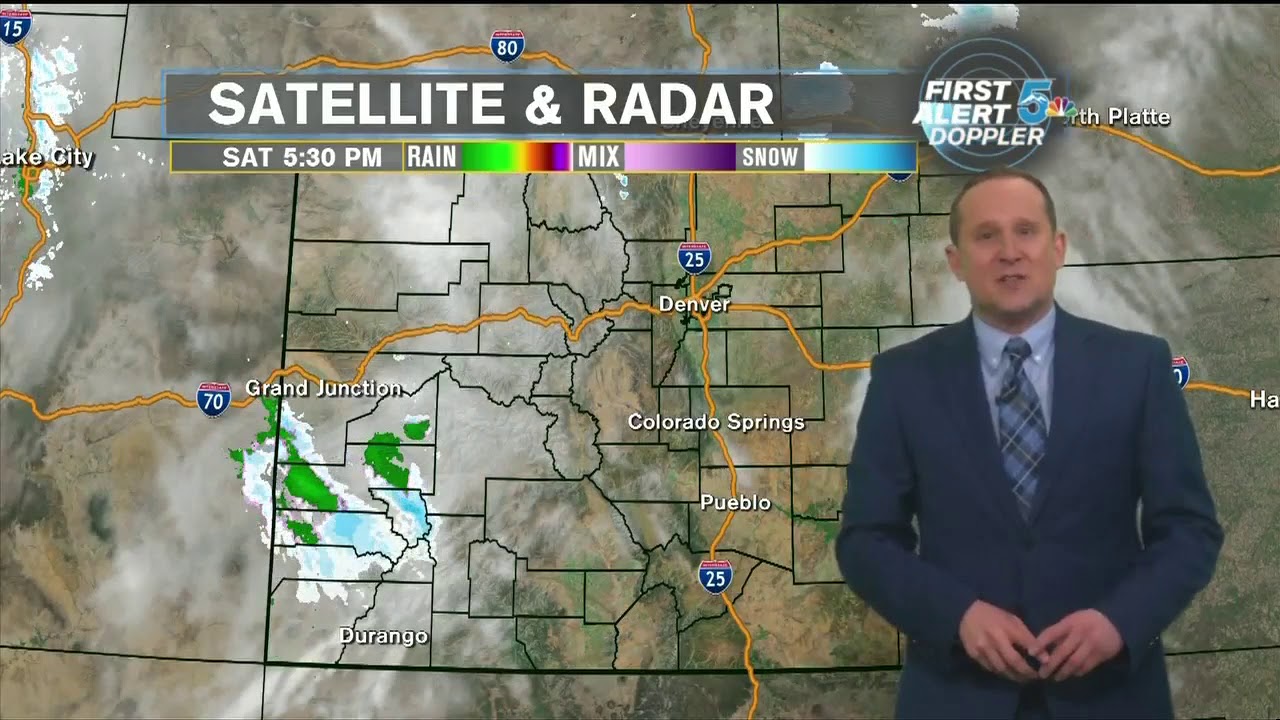 Heavy mountain snow on Sunday, mild and dry for the Plains - YouTube