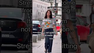 Stress doesn't come from overthinking 🤯👀🤫