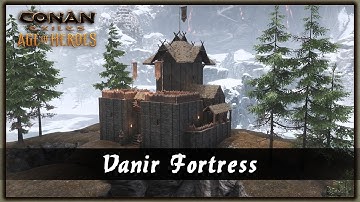 HOW TO BUILD A VANIR FORTRESS [SPEED BUILD] - CONAN EXILES