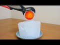 GLOWING 1000 DEGREE METAL BALL VS ICE - EXPERIMENT