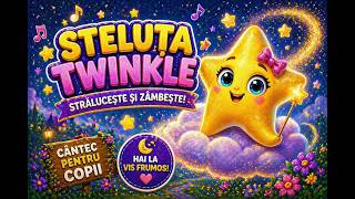 Steluța Twinkle ⭐ | Cântec de Somn pentru Copii | Lullaby Liniștitor 😴