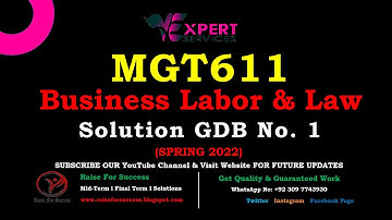 MGT611 GDB No. 1 Solution Spring 2022 l MGT611 GDB Solution 2022