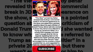 Joy Behar Reveals What She Asked JD Vance Off-Camera During His Time On 'The View'