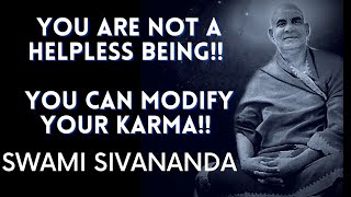 You Are Not a Helpless Being | Modify Your Karma | Swami Sivananda's Quotes | Swami Sivananda