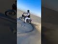 Honda CG 125 Bike Stunt Scooter Stunt In Desert Bike Stunt