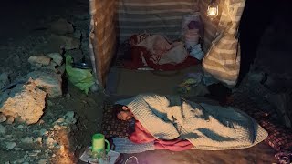 Nomadic Life at Night: The First Night in a Nomadic Shelter