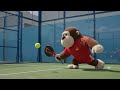 Stop-Motion Sports: Teddy and Mr. G Play Padel Mr. G’s Padel Court Chaos