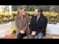 Maggielawson and timothy omundson from psychusa visits homeandfamilytv