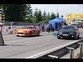 BMW 540i E39 4.4K vs 2JZ Toyota Supra Mk4 1/8mile drag race