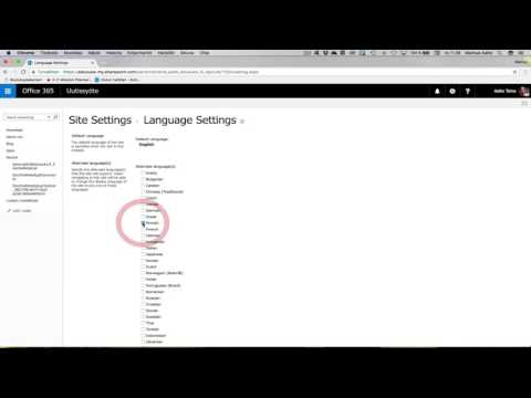 Office 365 - kielen vaihtaminen