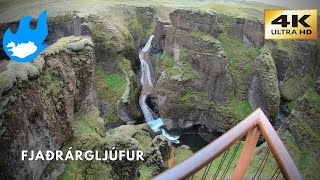 Fjaðrárgljúfur - Walking in Iceland [4K]