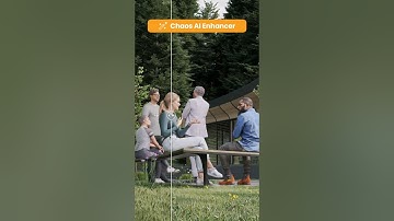 The Chaos AI Enhancer got an update with Enscape 4.2.1! #ChaosEnscape