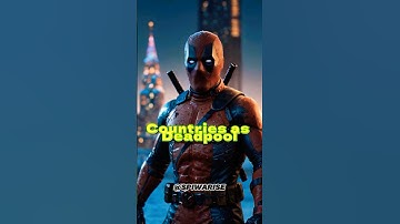 Countries as Deadpool!💥🤖#deadpool #countries #midjourney #ai #shorts #shortsfeed #edit