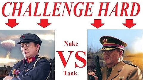 🔴 C&C Generals Zero Hour - Challenge Hard - 5 - Nuke vs Tank 🔴
