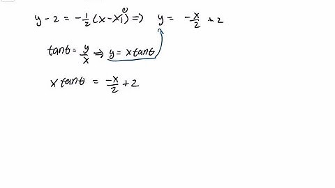 Find a parametrization for the line segment joining points (0,2) and (4,0) using the angle θi…