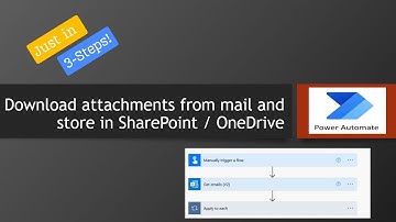 Download Email Attachments to OneDrive Using Power Automate | Step-by-Step Guide