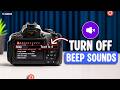 Turn Off This Annoying Beep Sound by Just Touching On Your Canon Camera!