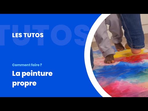 Peinture propre avec bébé: un atelier de découverte - Porter Guider  Expérimenter