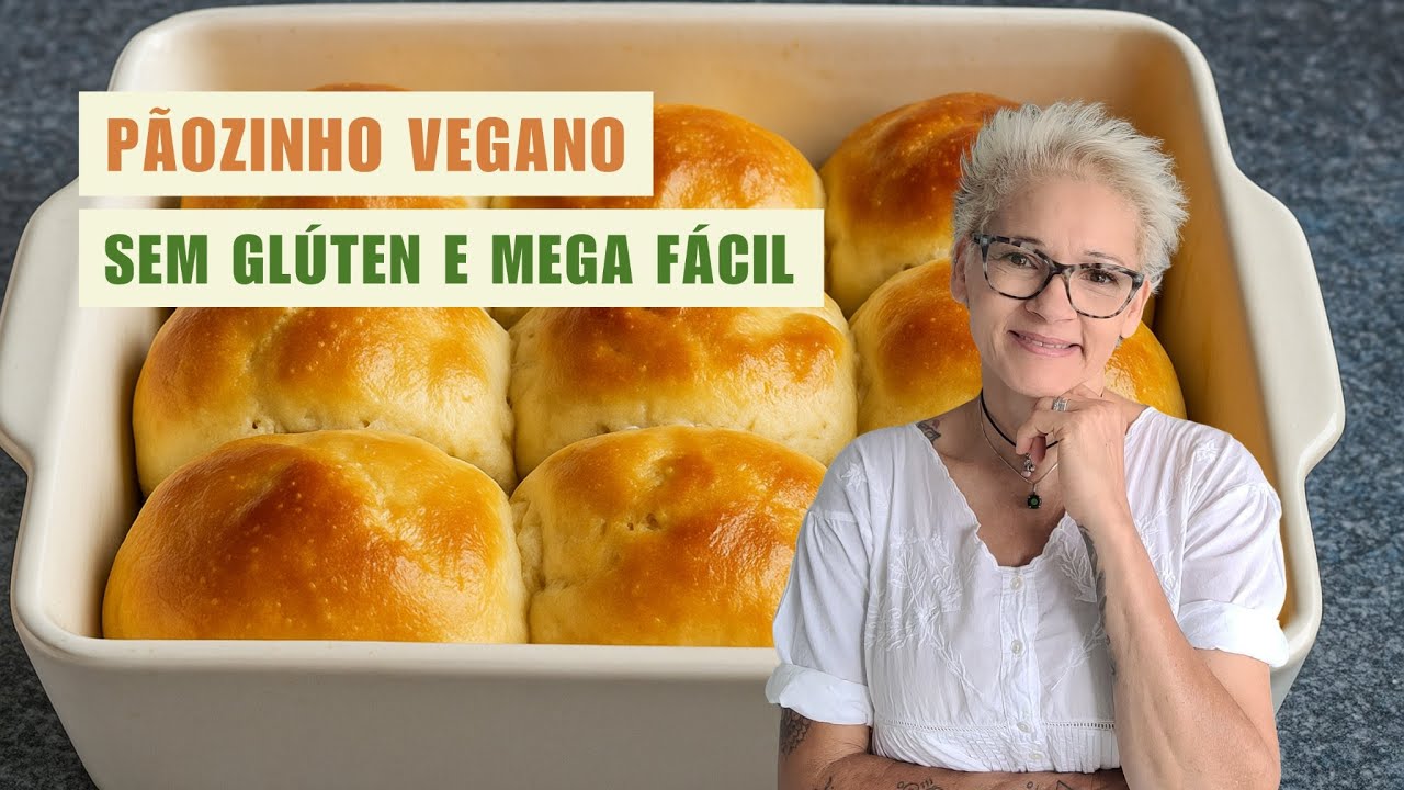 Nunca mais erre no pão sem glúten! Receita vegana, fácil e fofinha que sempre dá certo!