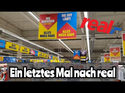 Wir gehen Einkaufen im real Dortmund | Abschied vor der Schließung