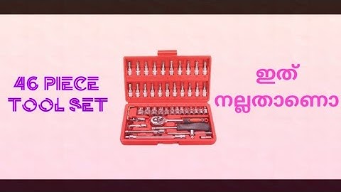 46 Piece Multiple Tool Kit | Multi Purpose Tool Kit | Review Freakz