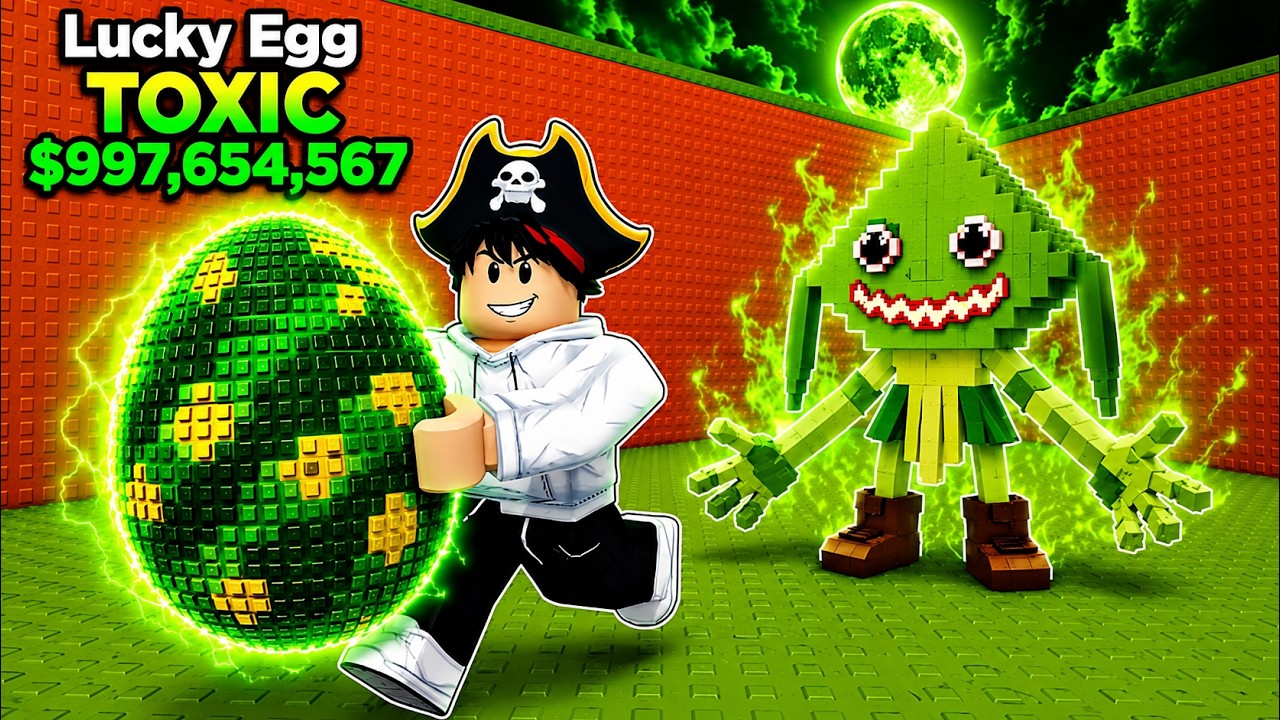 BUSQUÉ HUEVOS para CONSEGUIR el BRAINROT MÁS RARO de ROBLOX