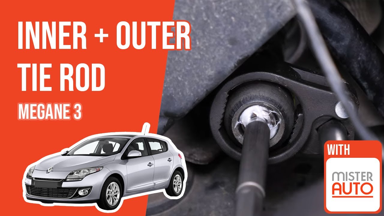 How to replace the inner and outer tie rod Megane mk3 🚗