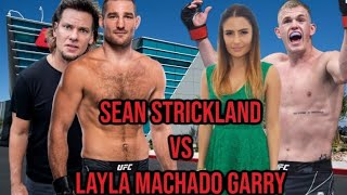 Sean Strickland and Ian Garry's Wife Layla Go At It Online