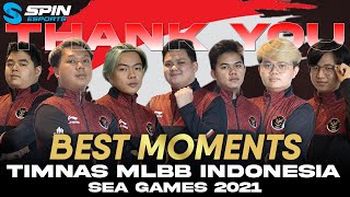 BEST MOMENT TIMNAS MOBILE LEGENDS INDONESIA SEA GAMES 2021 VIETNAM TERIMA KASIH PERJUANGAN NYA!