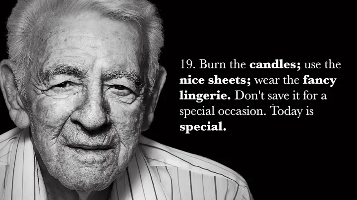 45 Life Lessons From A 90 Year Old