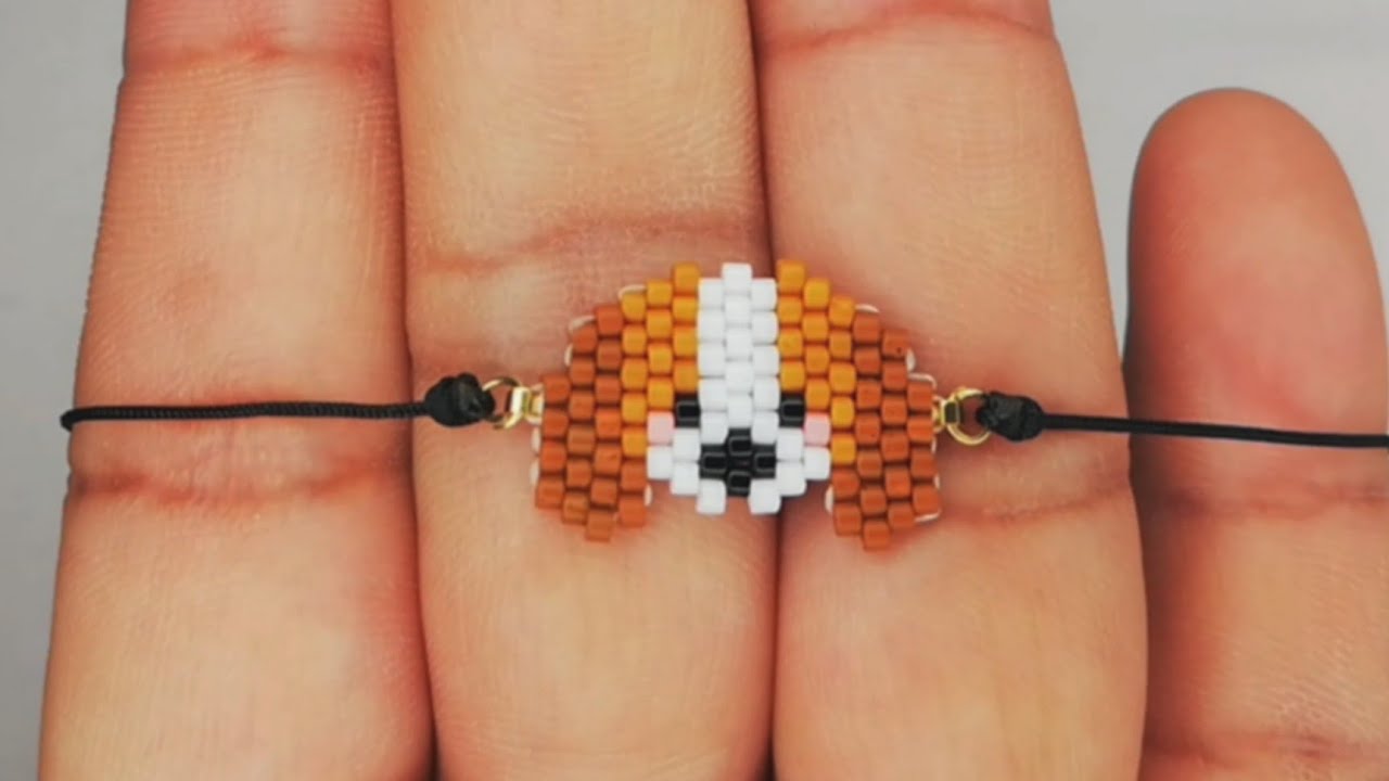PULSERA DE PERRITO SABUESO EN CHAQUIRA MIYUKI