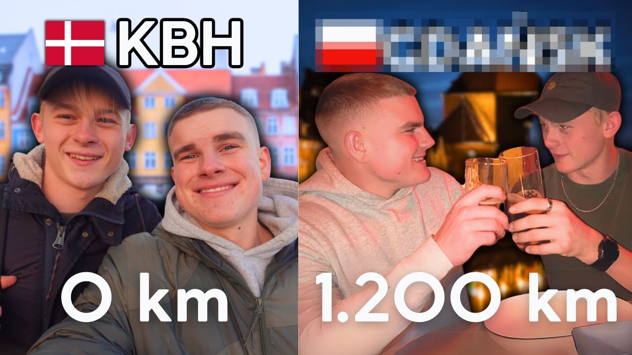 Vi Rejser Til POLEN På Én Dag UDEN Penge? (ft. Nomi)