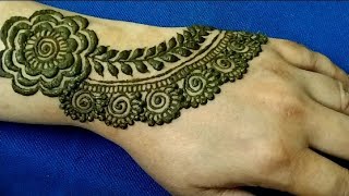 asan mehndi design for hand/simple beutiful mehndi design/mehndi rachai Resimi