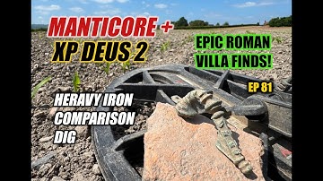 XP Deus 2 and Manticore comparing signals in iron