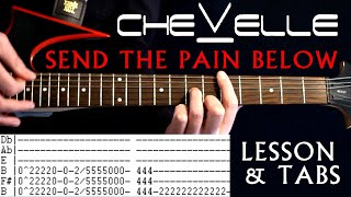 Chevelle Send The Pain Below Guitar Lesson / Guitar Tabs / Guitar Tutorial / Guitar Chords / Cover