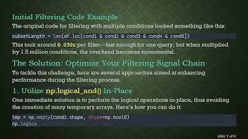 Boost Your Pandas Performance: Efficiently Filter Large DataFrames with Multiple Conditions