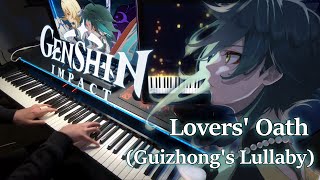 Genshin Impact/Lovers' Oath (Guizhong's Lullaby) Piano Arrangement   Synthesia Tutorial