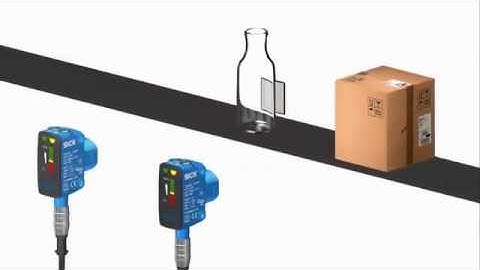 Detection of Transparent Objects with Built-In AutoAdapt Technology from SICK