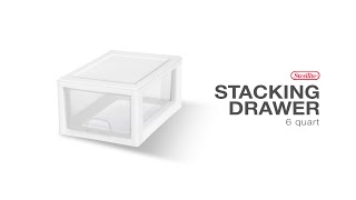 Sterilite 6 Qt. Stacking Drawer