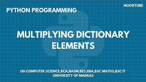 Multiplying the items in the dictionary - Python program
