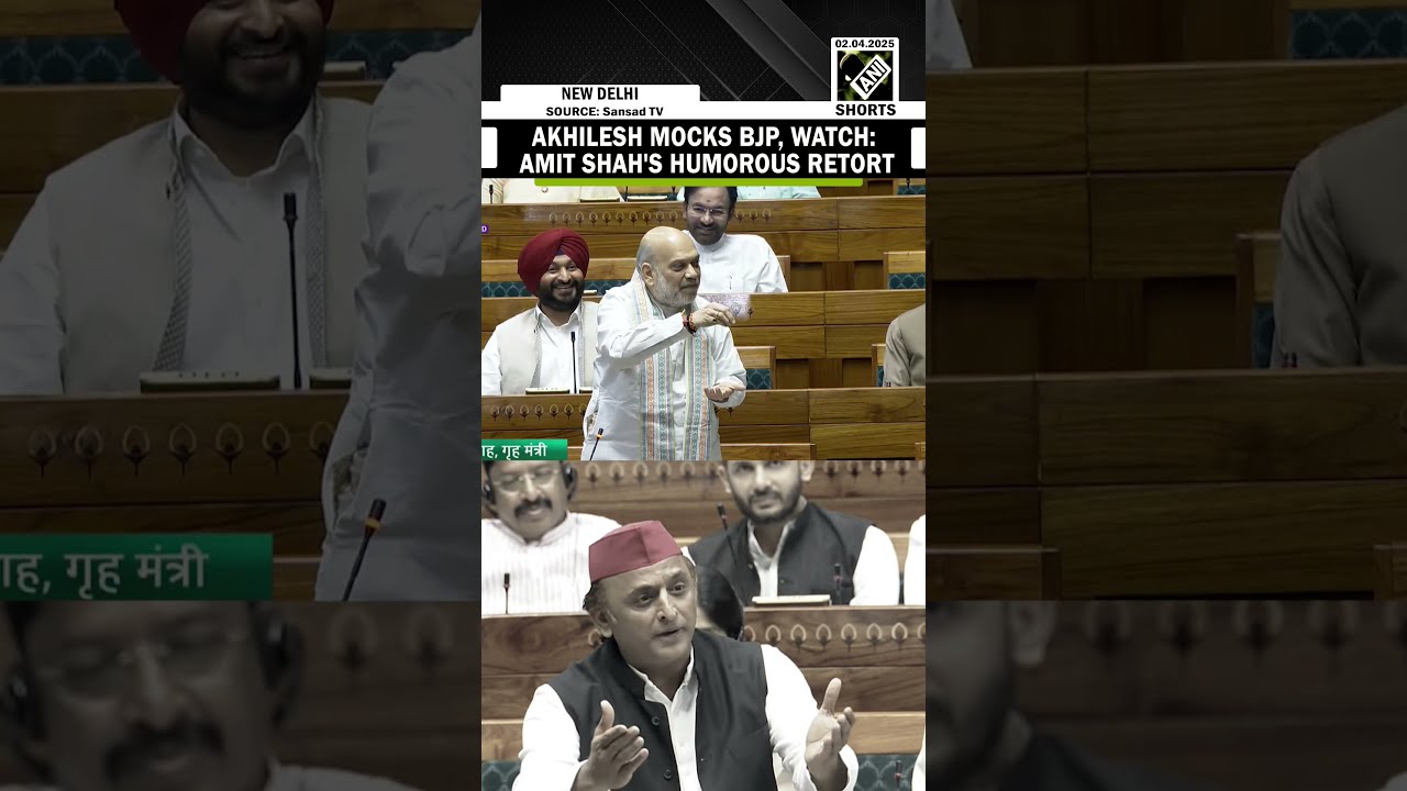  Unable To Find New President Akhilesh Mocks BJP Amit Shah S Humorous Retort Stuns Lok Sabha