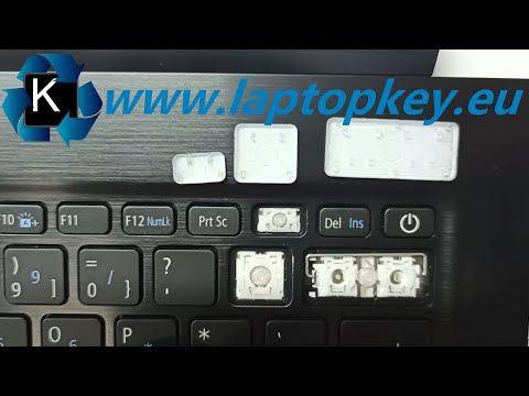 Acer LAPTOP KEYBOARD KEY REPAIR GUIDE Spin 5 Swift 3 SP513-51 SF314-52 How to Install Fix keys DIY