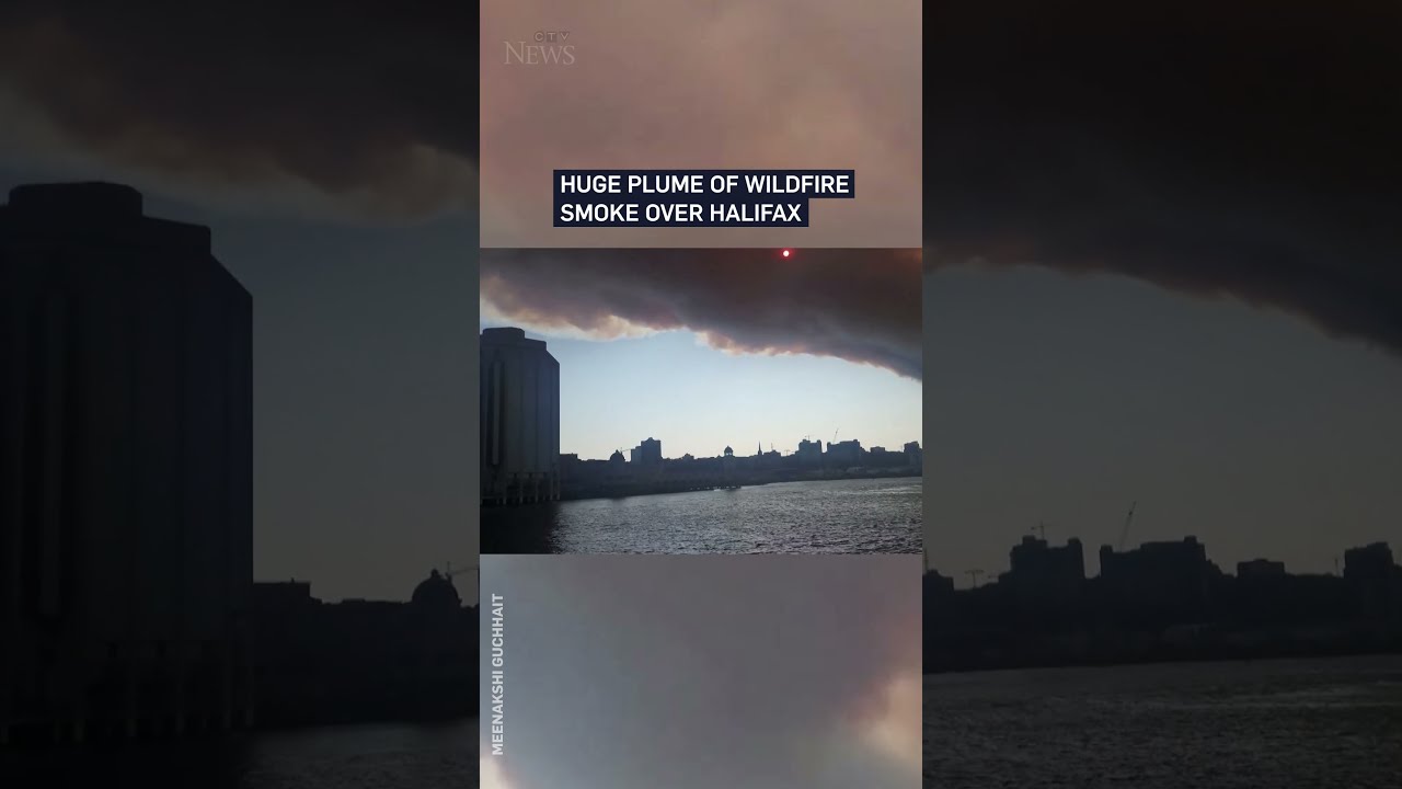 Massive Plume Of Smoke From Wildfires Hovers Over Halifax
