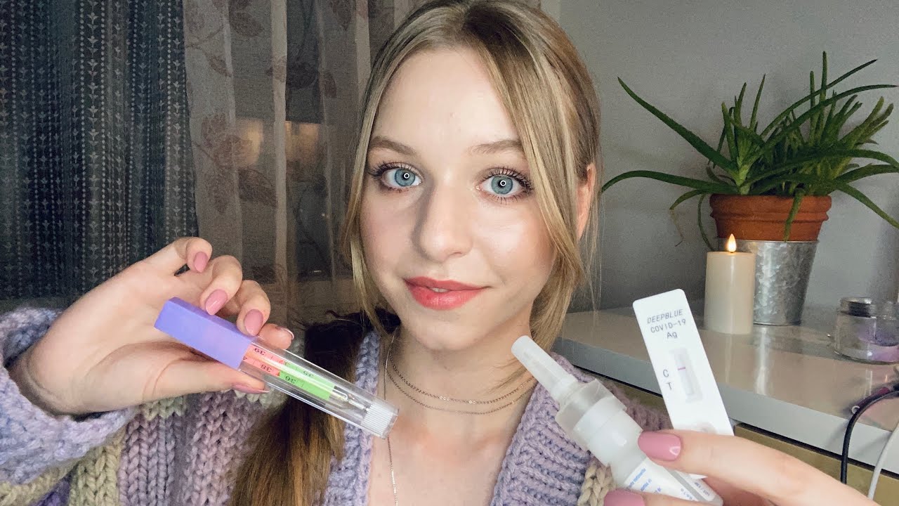 АСМР Ухаживаю за тобой во время болезни. Тихий голос | ASMR Taking care of you when you are sick