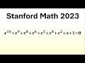 Stanford Math Tournament 2023 | Find All 10 Roots?