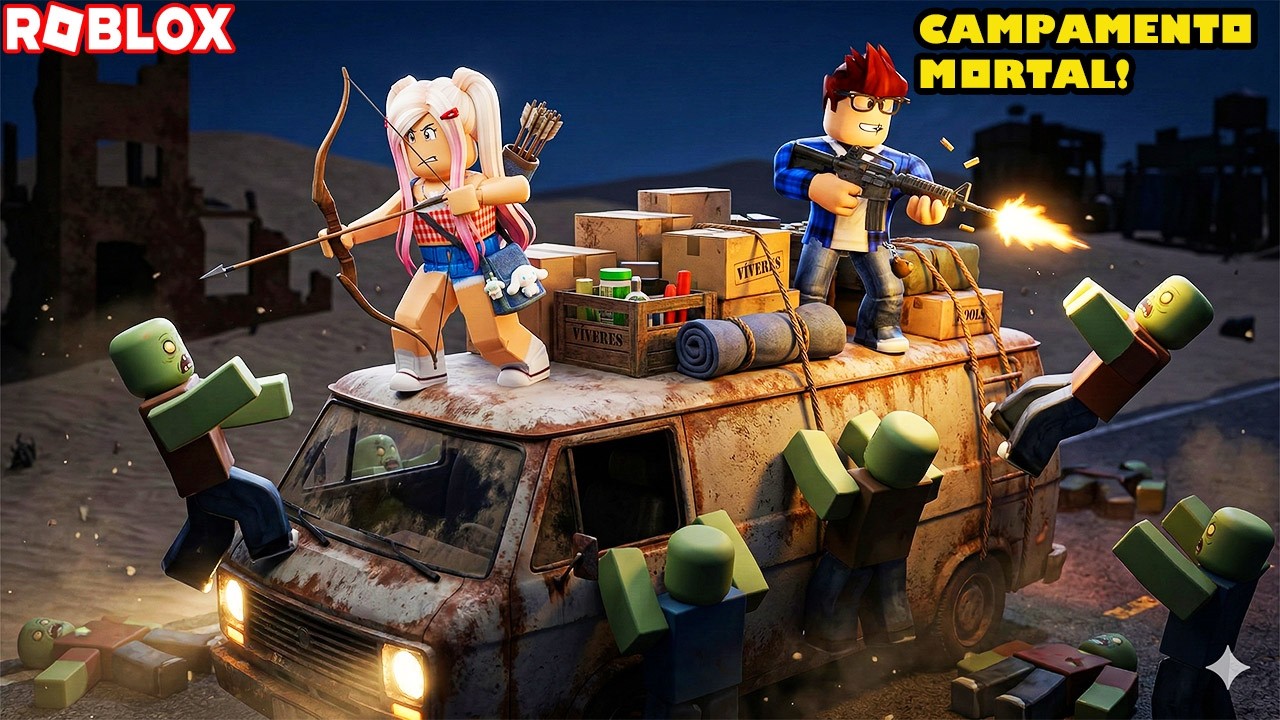 CAMPAMENTO MORTAL! Inspirado En RIELES MUERTOS! Sobrevivviendo A UN APOCALIPSIS ZOMBIE!😵💪😎