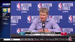 Coach Steve Kerr | Game 5 Western Conference Finals Press Conference