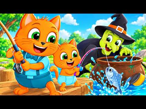 UNA GRAN CAPTURA - Familia de Gatos - Dibujos Animados Para Niños 4K