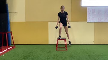 Crossover Step Up - Dumbbell